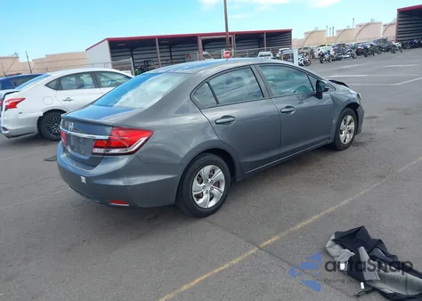 2013 Honda Civic Lx from USA, damaged, VIN 2HGFB2F53DH586540